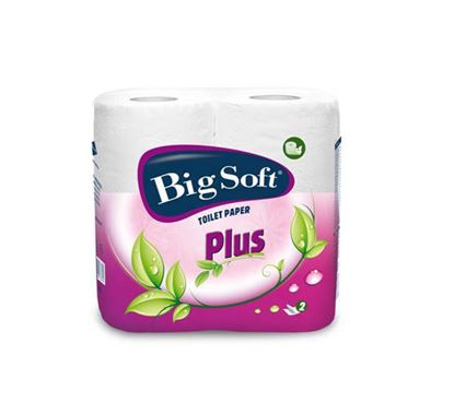 Obrázek Big Soft Plus toaletní papír 2-vrstvý 4ks