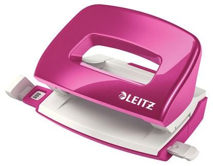 Obrázek Leitz NeXXt 5060 mini kancelářský děrovač metalická růžová
