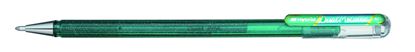 Obrázek Gelové pero Pentel K 110 metalické dvoubarevné - zelená / metalická modrá
