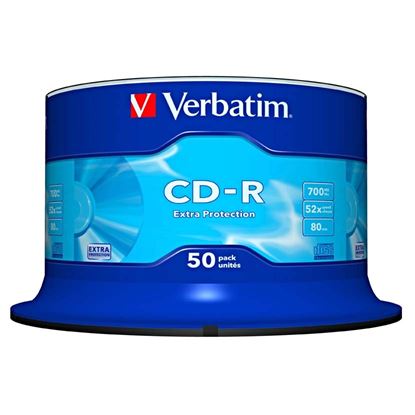 Obrázek CD Verbatim - CD - R Verbatim - CD bez krabiček / Spindle / 50 ks