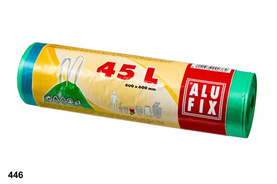 Obrázek z Alufix pytle do koše zatahovací 60x60cm / 45l / 20ks / zelené