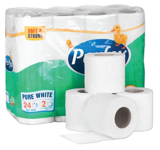 Obrázek z Perfex toaletní papír 2-vrstvý 24 ks