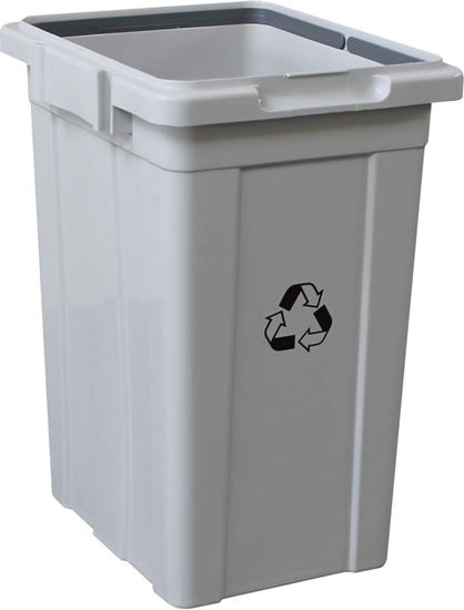 Obrázek z Odpadkový koš na tříděný odpad - 33l / šedý