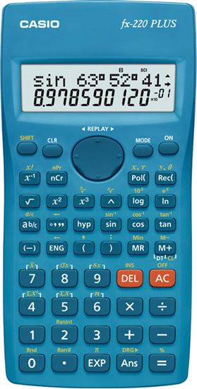 Obrázek z Casio FX 220 plus 2E školní kalkulačka displej 10+2 místa