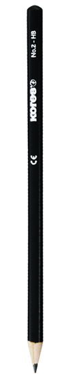Obrázek z Trojhranná tužka Kores - HB / černá