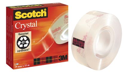 Obrázek Lepicí páska Scotch Crystal - 19 mm x 33 m