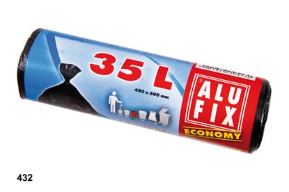 Obrázek Pytle do košů Alufix Economy 60x50 cm 35 l 30 ks černé