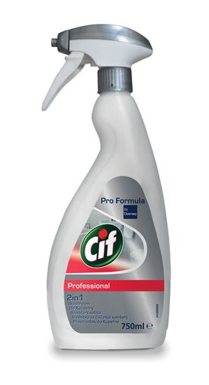 Obrázek z Cif Professional 2v1 čistič koupelen - 750 ml s rozprašovačem