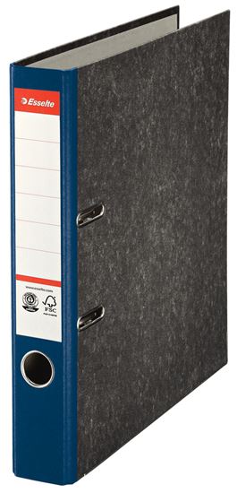 Obrázek z Esselte pákový pořadač A4 papírový s barevným hřbetem 5 cm modrá