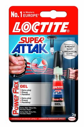 Obrázek Vteřinová lepidla Loctite - Super Attak Power gel 3 g