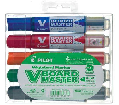 Obrázek Popisovač Pilot V-Board Master - sada / 5 ks