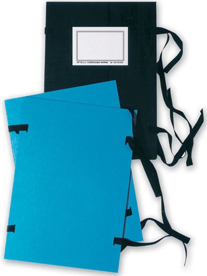 Obrázek z Spisové desky s tkanicí - A4 / modrá