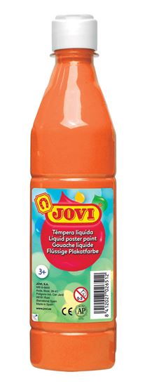 Obrázek z Tekuté temperové barvy JOVI v lahvi - 500 ml / oranžová