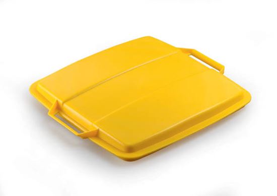 Obrázek z Víko Durabin na odpadkový koš 90l / žlutá