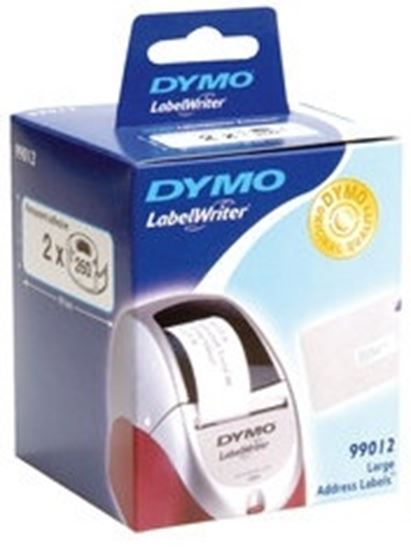 Obrázek z Štítky pro DYMO LabelWritter - 89 x 36 mm / adresové papírové / 2 x 260 ks