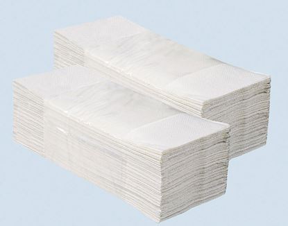 Obrázek Merida papírové ručníky skládané Z-Z super bílé 1-vrstvé 2000 ks
