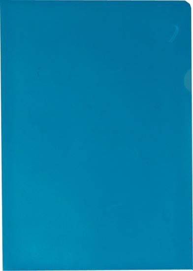 Obrázek z Zakládací obal A4 barevný - tvar L / modrá / 100 ks