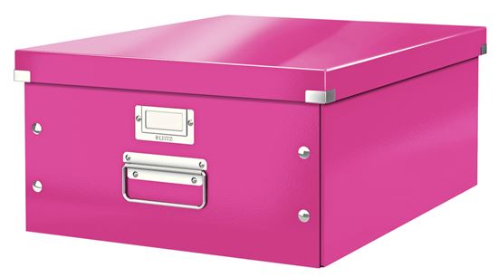 Obrázek z Krabice Leitz Click & Store - L velká / růžová