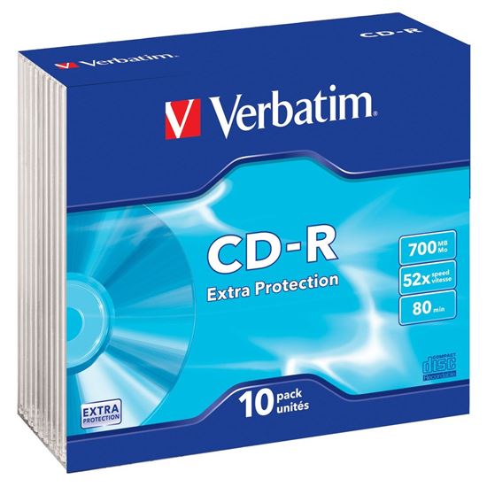 Obrázek z CD Verbatim - CD - R v krabičce slim (úzká)