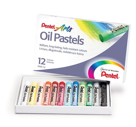 Obrázek z Olejové pastely Pentel - 12 barev