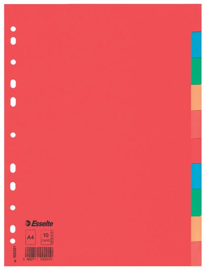 Obrázek z Rozdružovač A4 kartonový Esselte - 10 listů