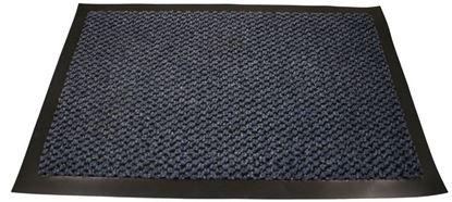 Obrázek Ekonomická polypropylenová rohož Lili - 40 x 60 cm / černo-šedá