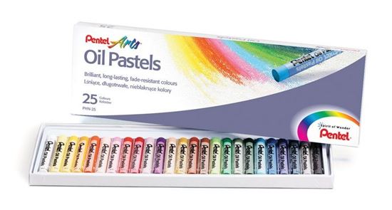 Obrázek z Olejové pastely Pentel - 25 barev