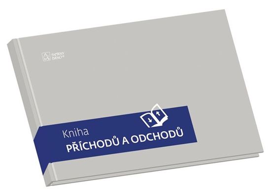 Obrázek z Papírny Brno KPO 14109 kniha příchodů a odchodů pevné desky 100 listů A4