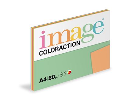 Obrázek Xerografický papír BAREVNÝ - set 5 x 20 listů intenzivní barvy / mix 5barev