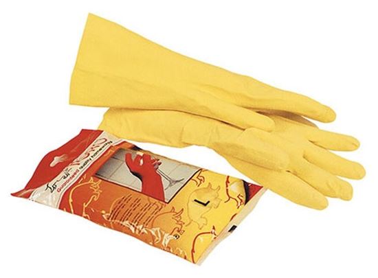 Obrázek z Gumové ochranné rukavice velikost L