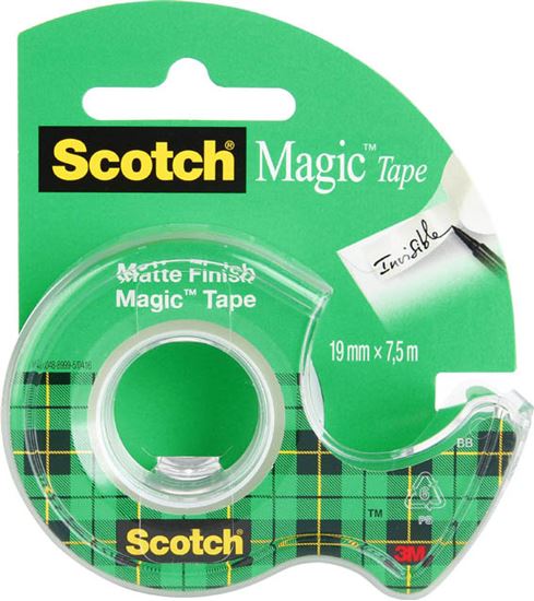 Obrázek z Lepicí páska Scotch Magic s odvíječem - 19 mm x 7,5 m