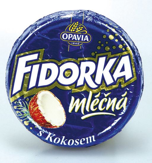 Obrázek z Opavia Fidorka Mléčná s kokosem, 30g