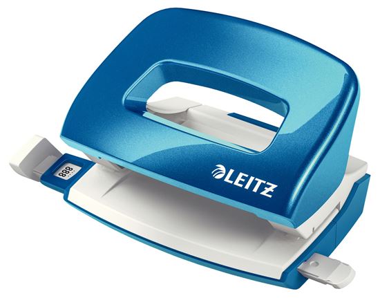 Obrázek z Leitz NeXXt 5060 mini kancelářský děrovač / metalická modrá
