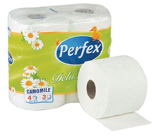 Obrázek z Perfex Deluxe toaletní papír s vůní heřmánku 3-vrstvý 1ks