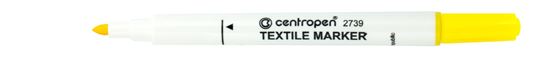 Obrázek z Značkovač Centropen 2739 na textil - žlutá