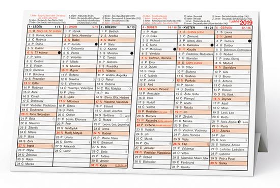 Obrázek z Plánovací kalendáře - Stříškový A5 / BKA2
