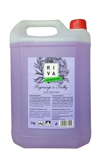 Obrázek z RIVA tekuté mýdlo s antibakteriální přísadou 5 l