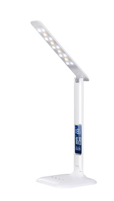 Obrázek Lampa LED stmívatelná s displejem - lesklá bílá