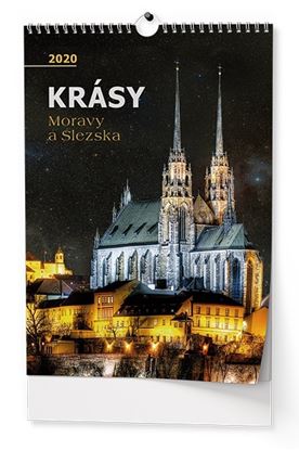 Obrázek Kalendář nástěnný - Krásy Moravy a Slezska / BNF7