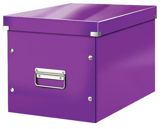 Obrázek z Krabice Click & Store - L velká / purpurová