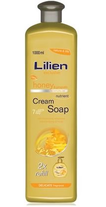 Obrázek Lilien tekuté mýdlo honey náplň 1000 ml