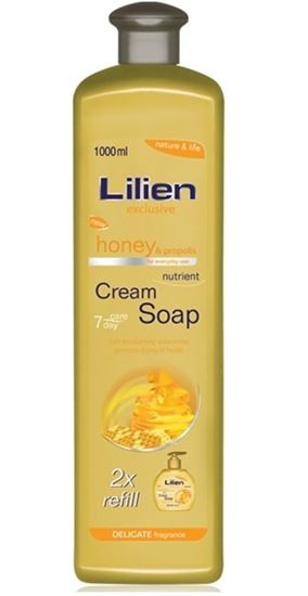 Obrázek z Lilien tekuté mýdlo honey náplň 1000 ml