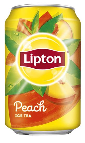 Obrázek z Lipton ledový čaj - Ice Tea Peach 0,33 l plech