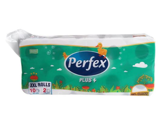Obrázek z Perfex Plus toaletní papír 2-vrstvý 10ks