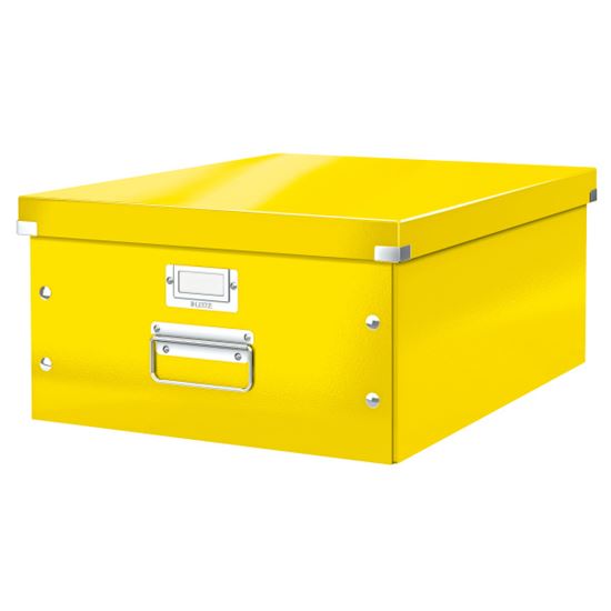 Obrázek z Krabice Leitz Click & Store - L velká / žlutá