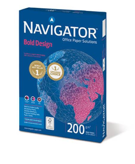 Obrázek z Xerografický papír Navigator Bold Design - A4 200 g / 150 listů
