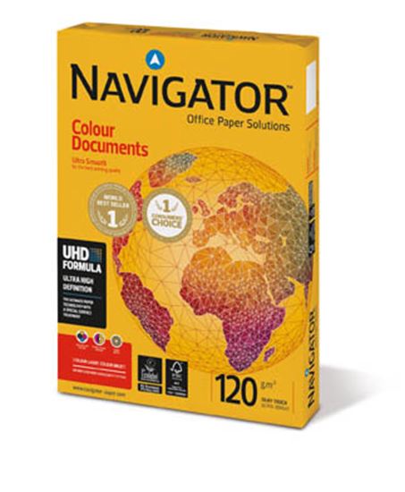 Obrázek z Xerografický papír Navigator Color Documents - A4 120 g / 250 listů
