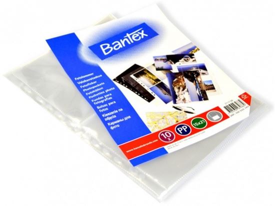 Obrázek z Závěsný obal Bantex - A4 silný / kapsy na foto 15 x 21 / 10 ks