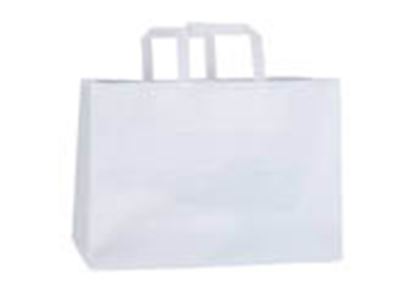 Obrázek Papírové tašky bílé na menuboxy