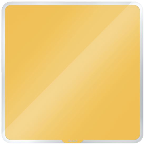 Obrázek z Tabule magnetická skleněná Leitz COSY - 45 x 45 cm / teplá žlutá